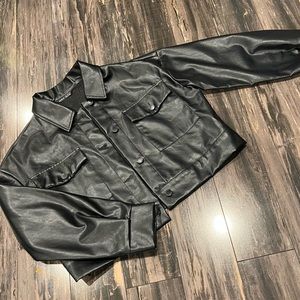 Faux Leather Jacket